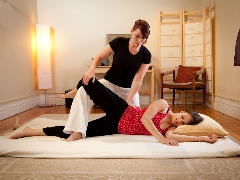 combination yoga and massage